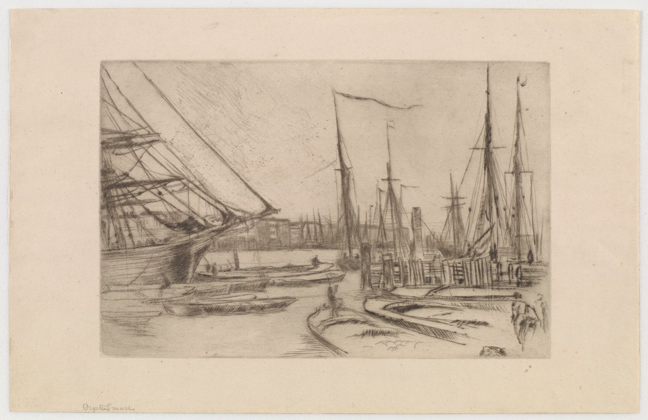 Z Billingsgate autorstwa James Abbott McNeill Whistler