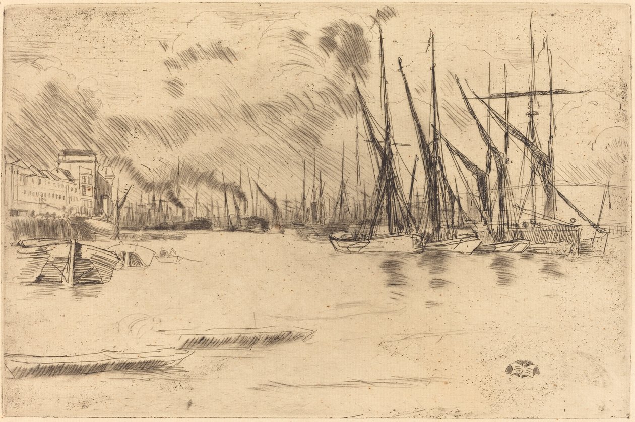 Od Schodów Marynowanych Śledzia autorstwa James Abbott McNeill Whistler