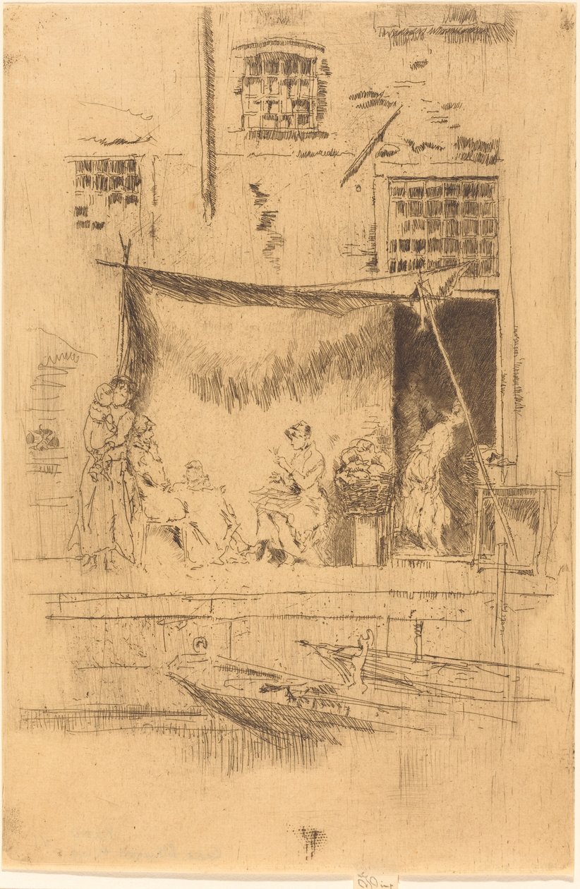 Stragan z owocami autorstwa James Abbott McNeill Whistler