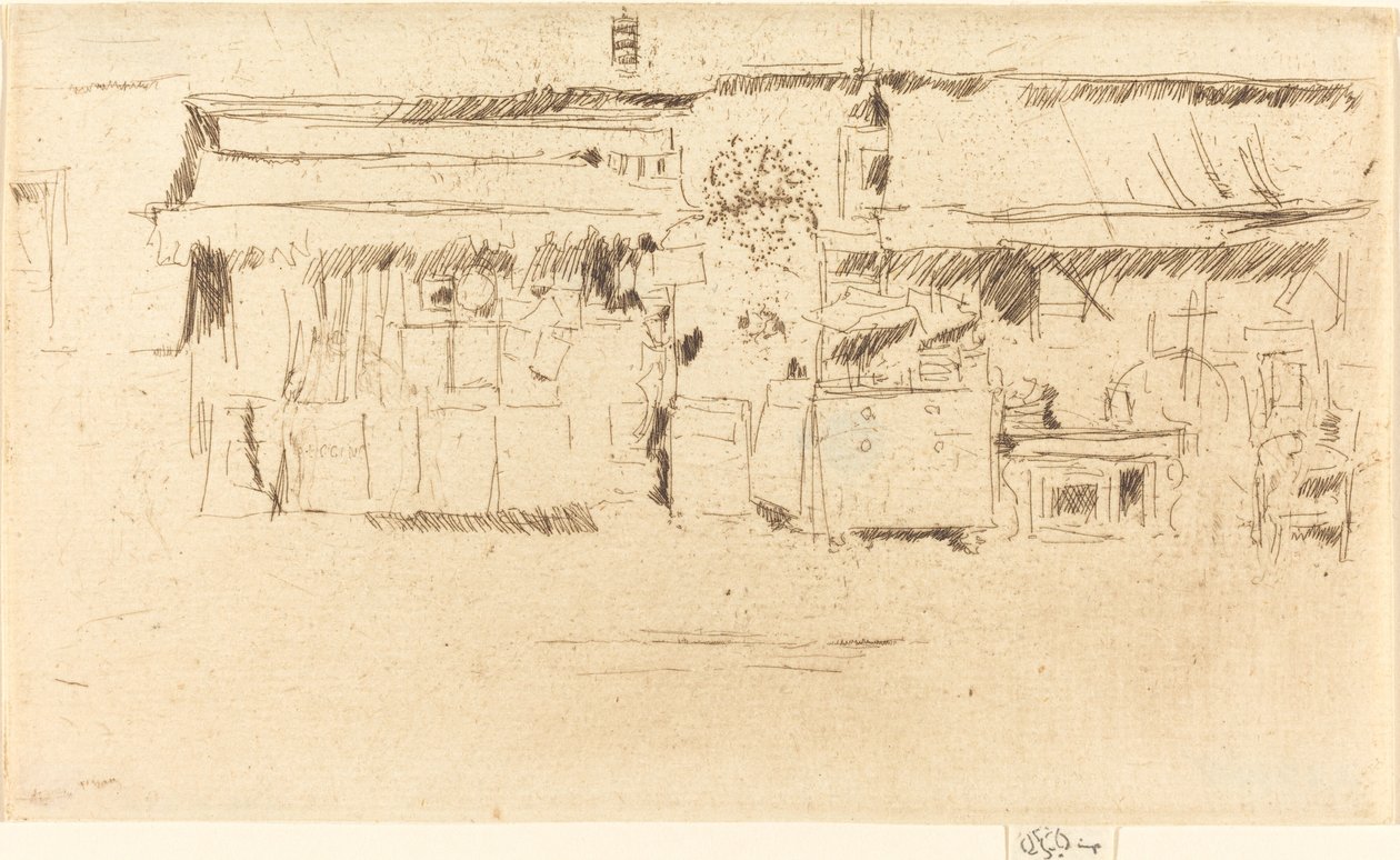 Sklep meblowy autorstwa James Abbott McNeill Whistler