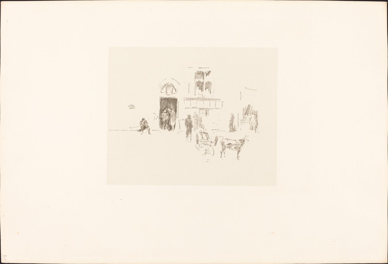 Wesołe drzwi na scenę autorstwa James Abbott McNeill Whistler