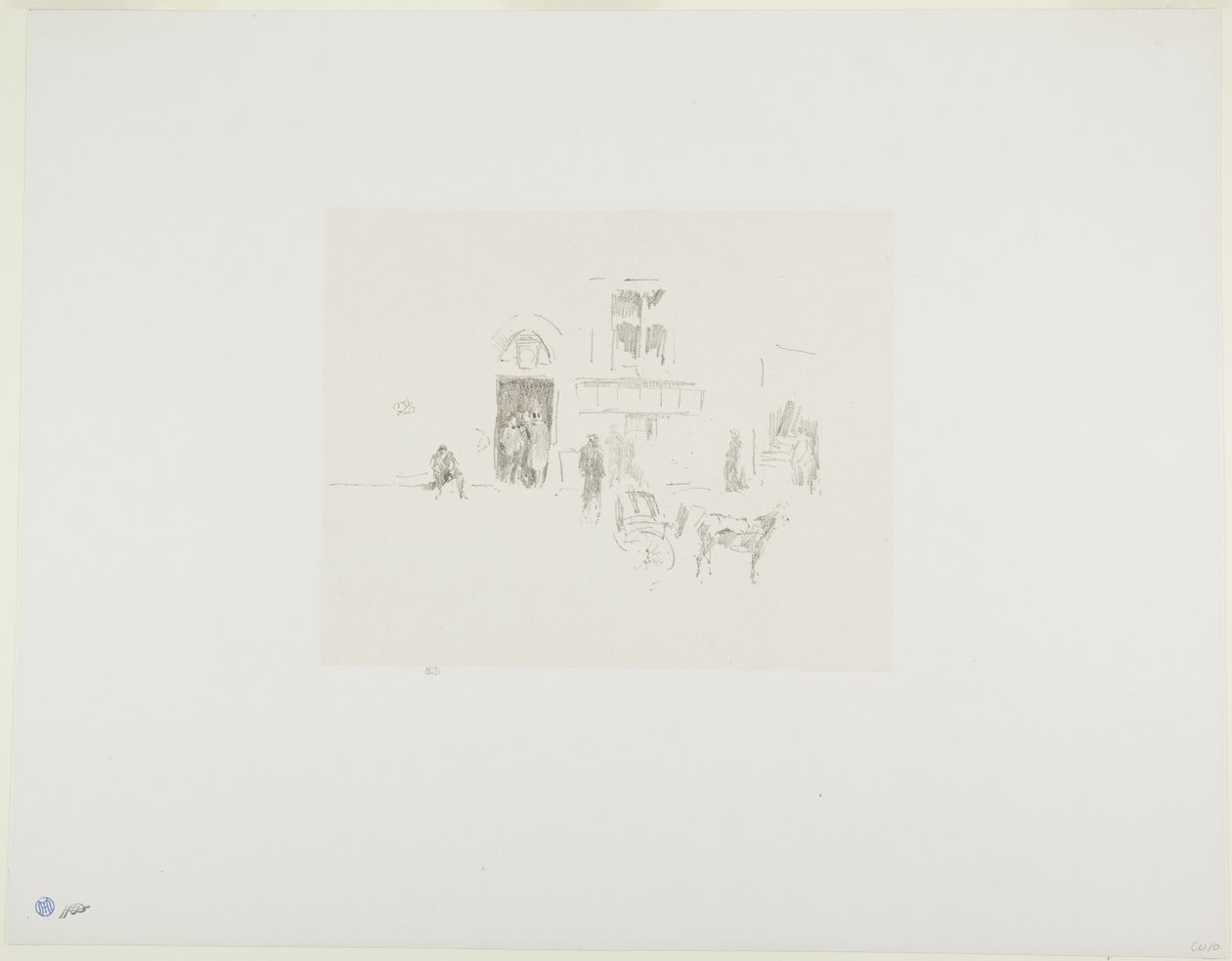 Wesołe drzwi na scenę autorstwa James Abbott McNeill Whistler