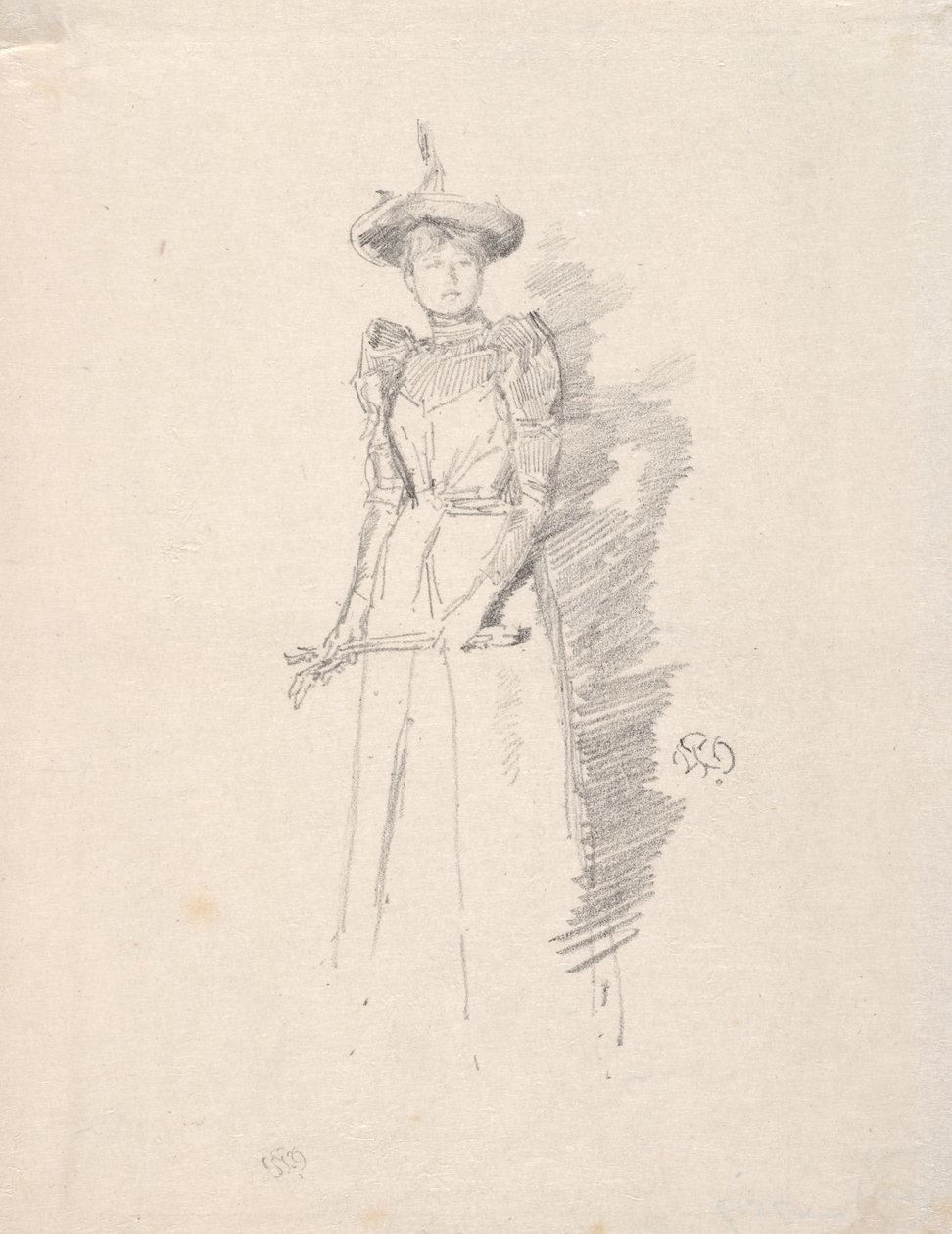 Rękawiczki zamszowe autorstwa James McNeill Whistler