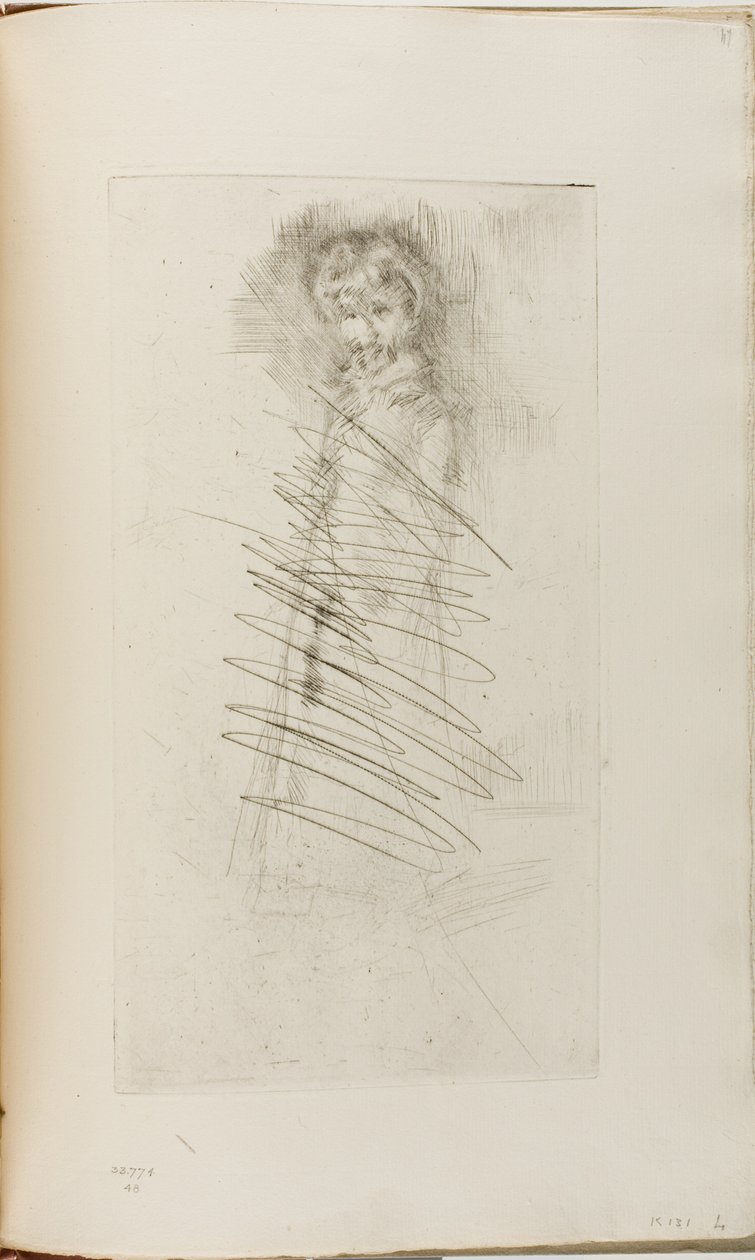 Stojąca dziewczyna autorstwa James Abbott McNeill Whistler