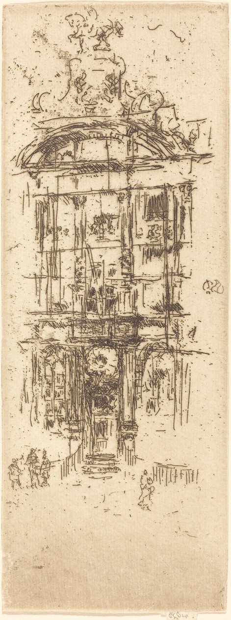Złoty Dom, Bruksela autorstwa James Abbott McNeill Whistler