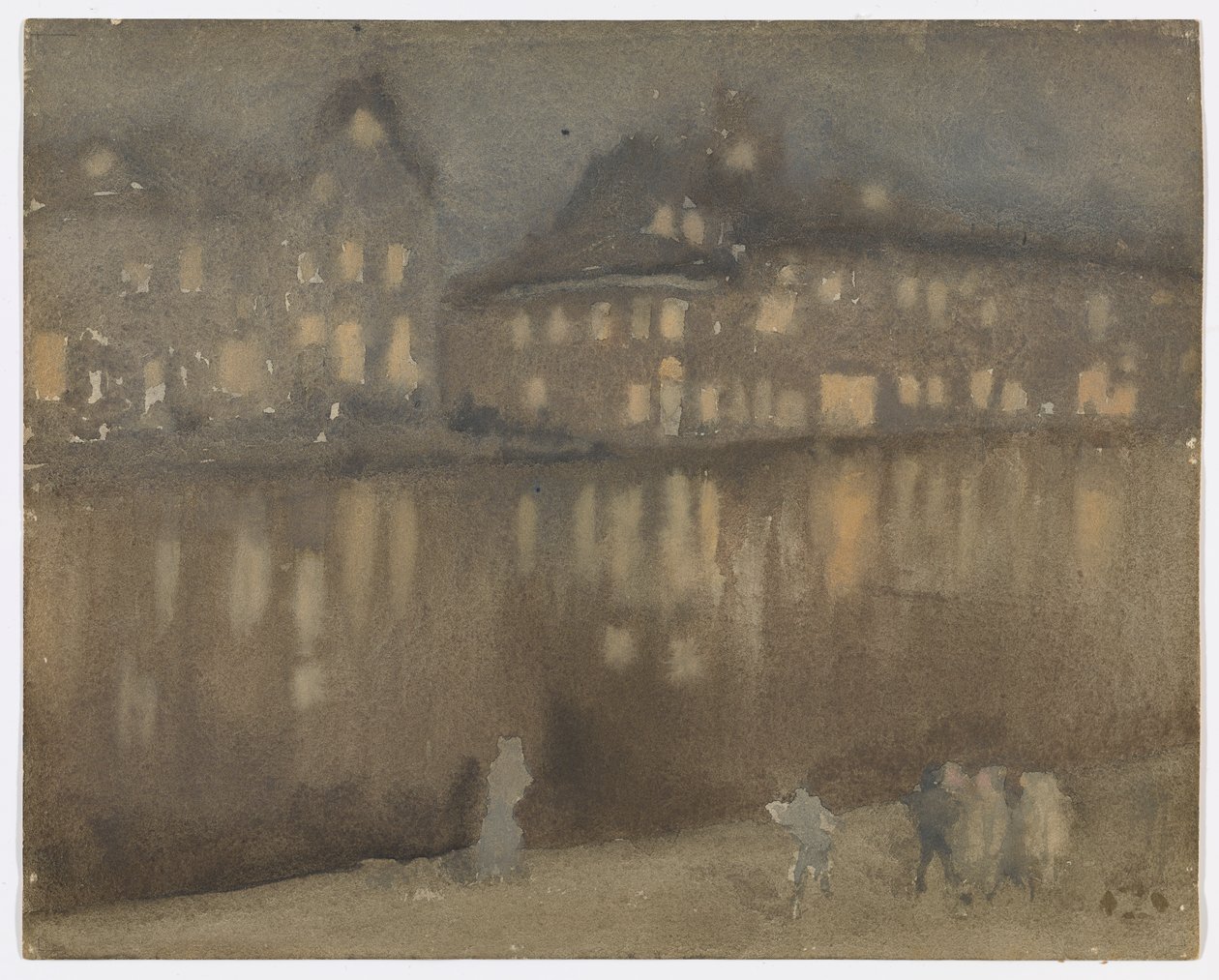 Kanał Grande, Amsterdam; Nokturn autorstwa James Abbott McNeill Whistler