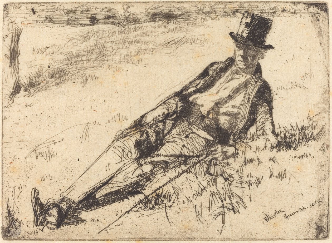 Emeryt z Greenwich autorstwa James Abbott McNeill Whistler