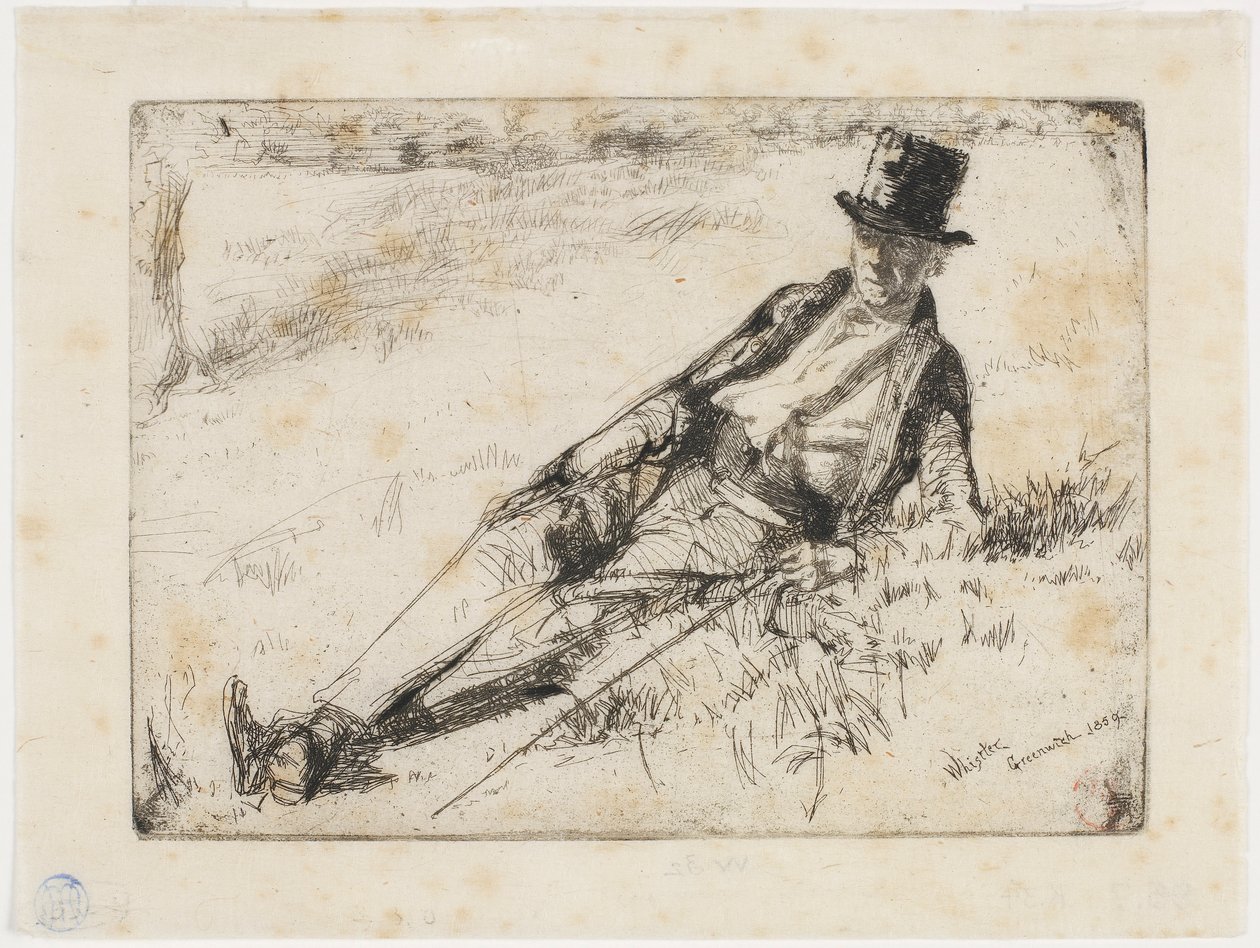 Emeryt z Greenwich autorstwa James Abbott McNeill Whistler