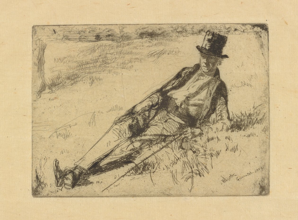 Emeryt z Greenwich autorstwa James Abbott McNeill Whistler