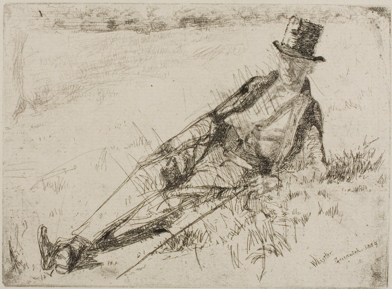 Emeryt z Greenwich autorstwa James Abbott McNeill Whistler