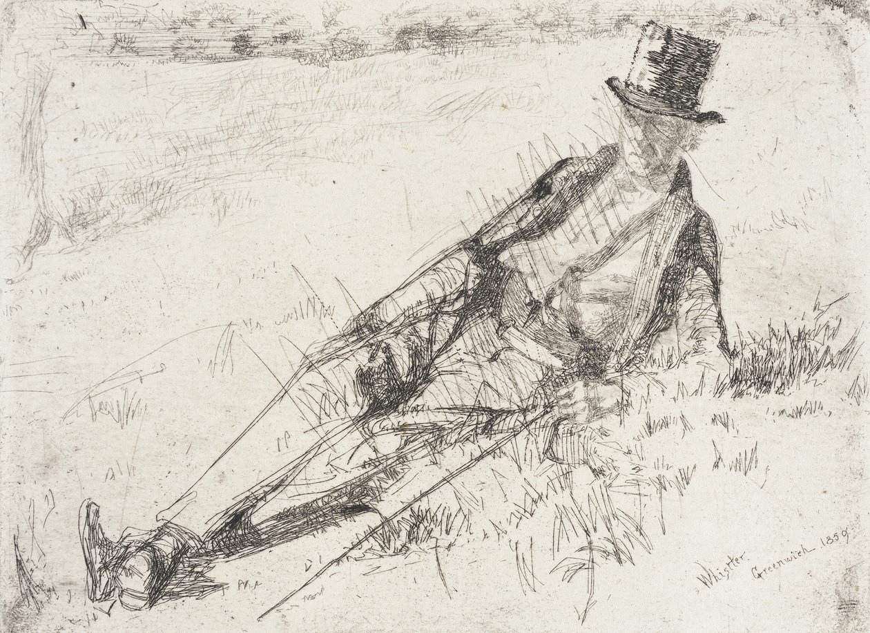 Emeryt z Greenwich autorstwa James McNeill Whistler