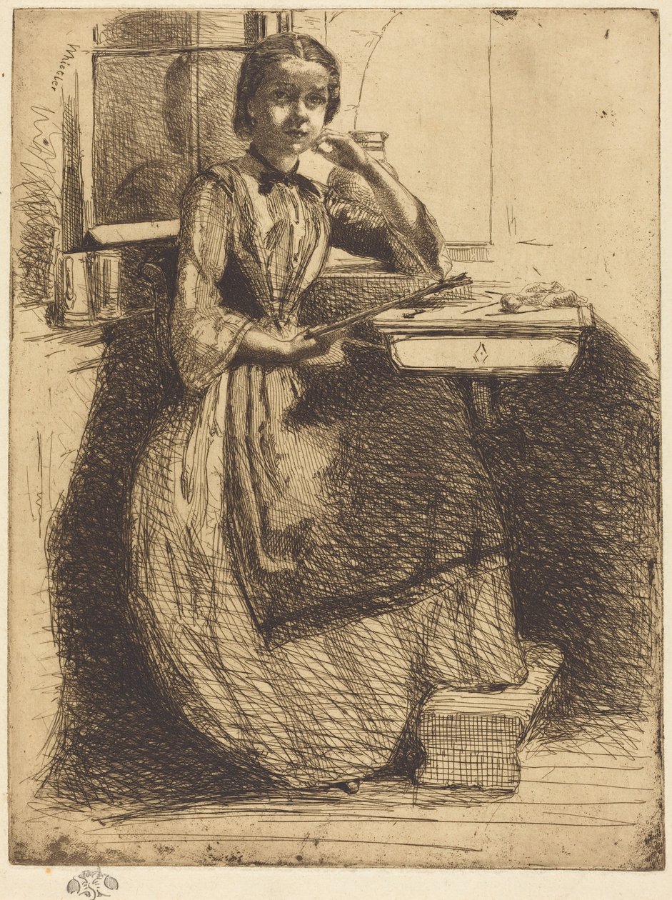 Gretchen w Heidelbergu autorstwa James McNeill Whistler