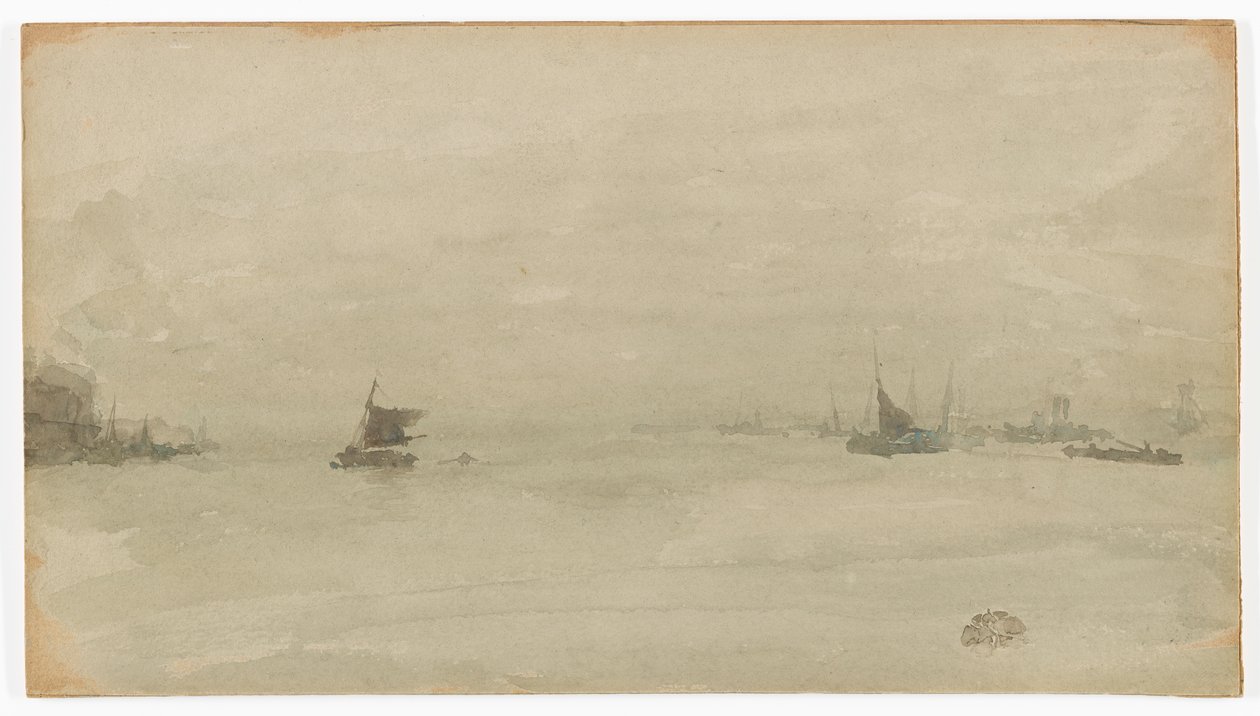 Szary i Srebrny–Liverpool autorstwa James Abbott McNeill Whistler