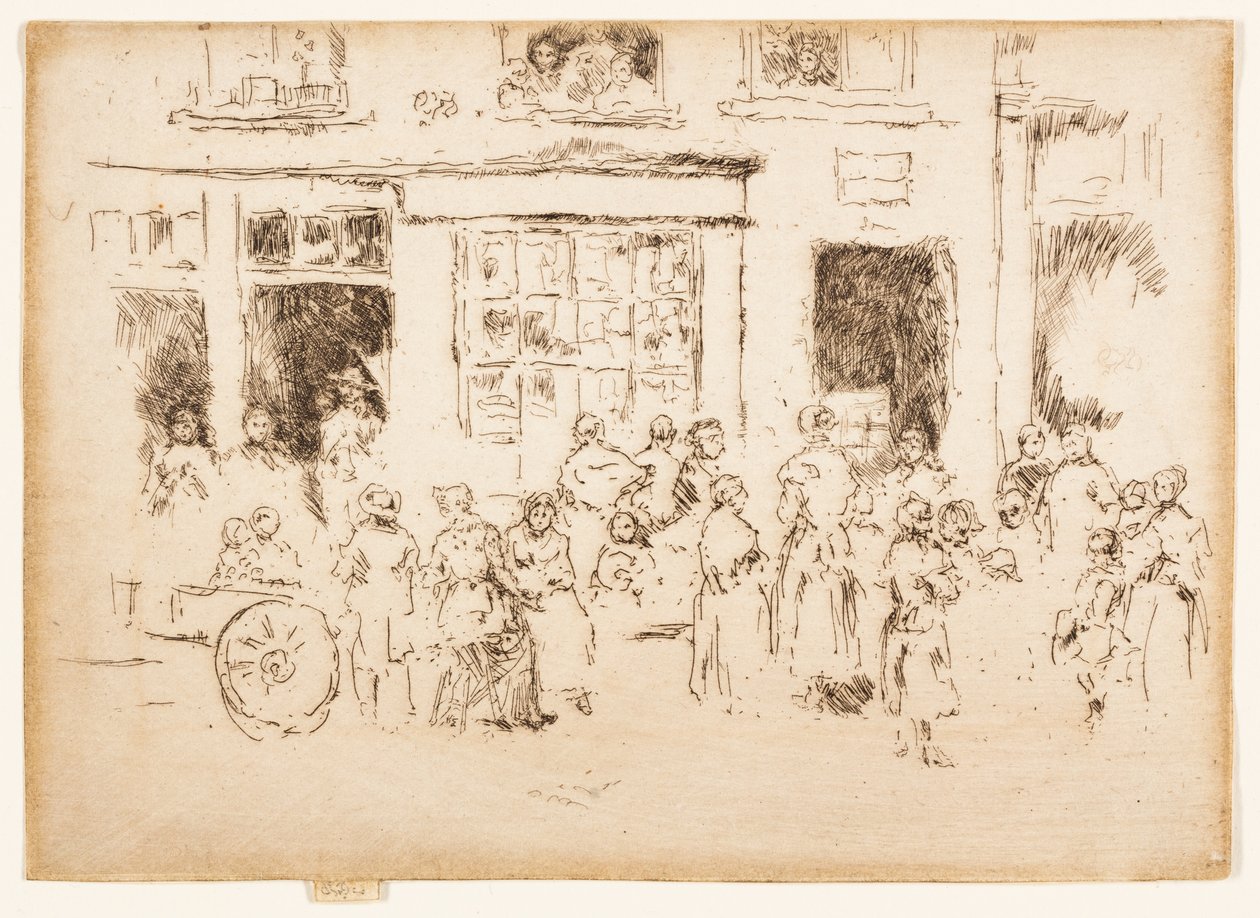 High Street, Bruksela autorstwa James Abbott McNeill Whistler
