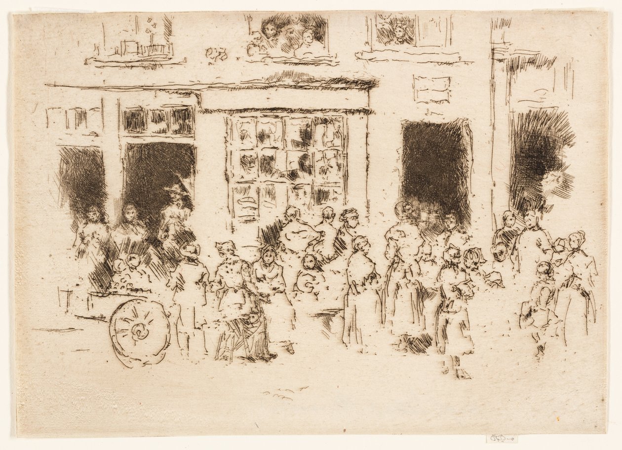 High Street, Bruksela autorstwa James Abbott McNeill Whistler