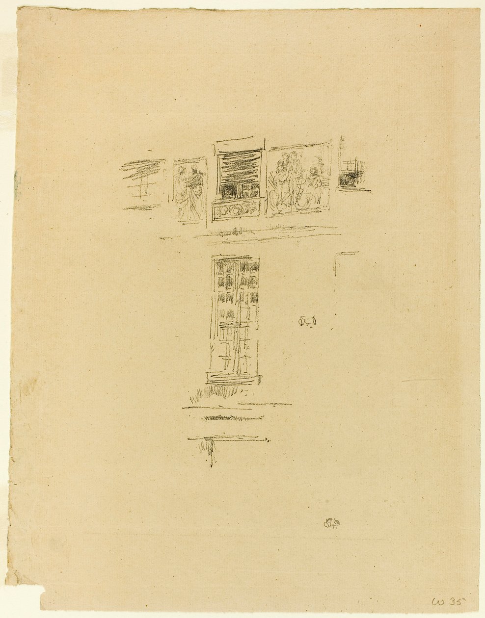 Hotel Colbert, Okna autorstwa James McNeill Whistler