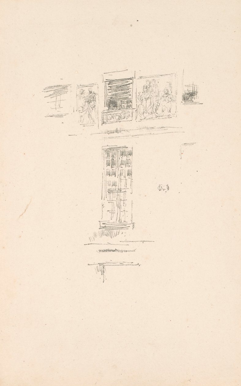 Hôtel Colbert, Windows autorstwa James McNeill Whistler