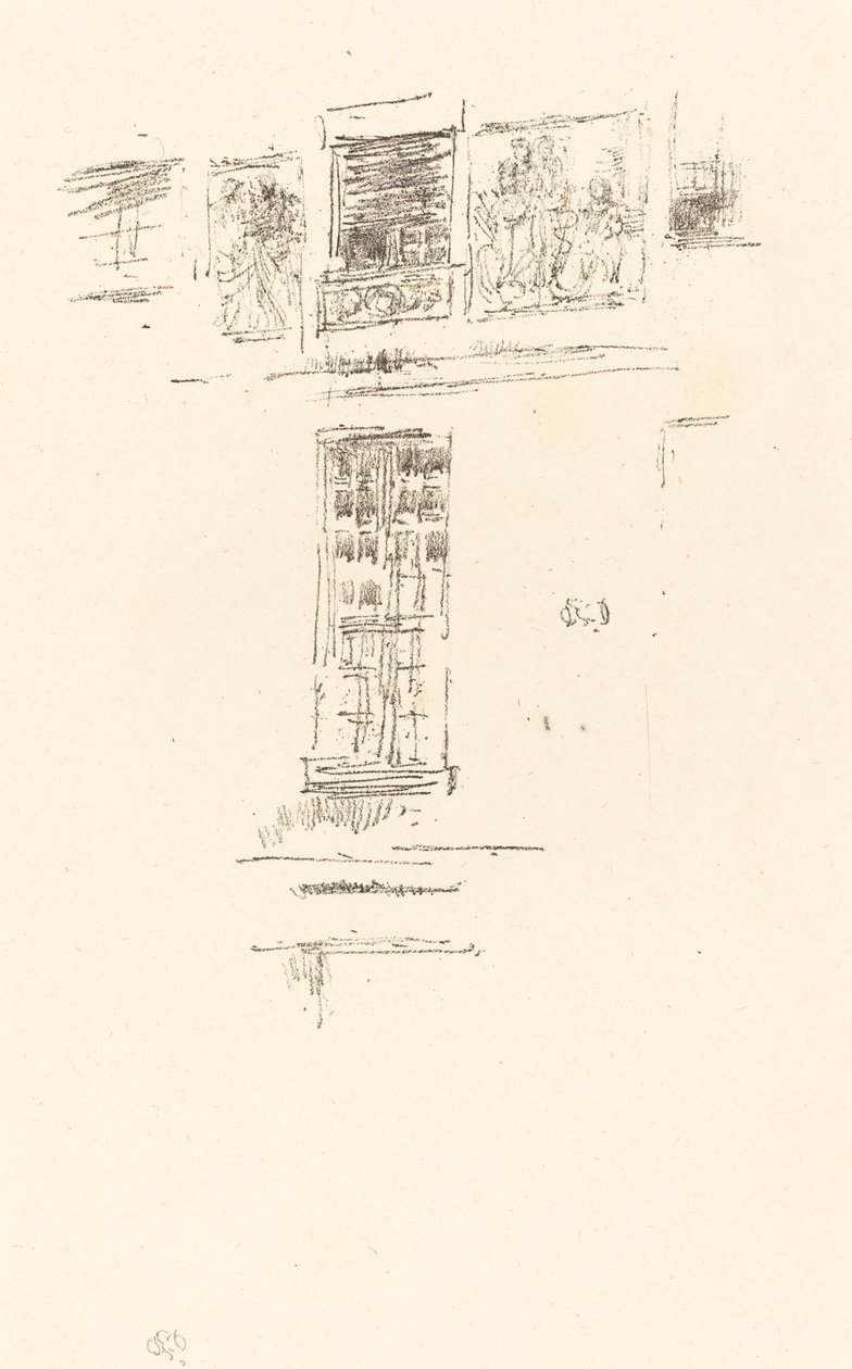 Hotel Colbert, Okna autorstwa James Abbott McNeill Whistler