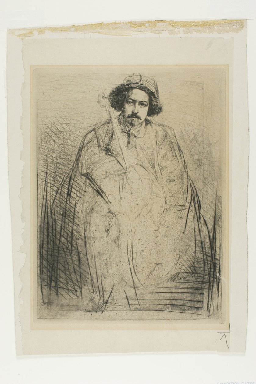 J. Becquet, Rzeźbiarz autorstwa James Abbott McNeill Whistler