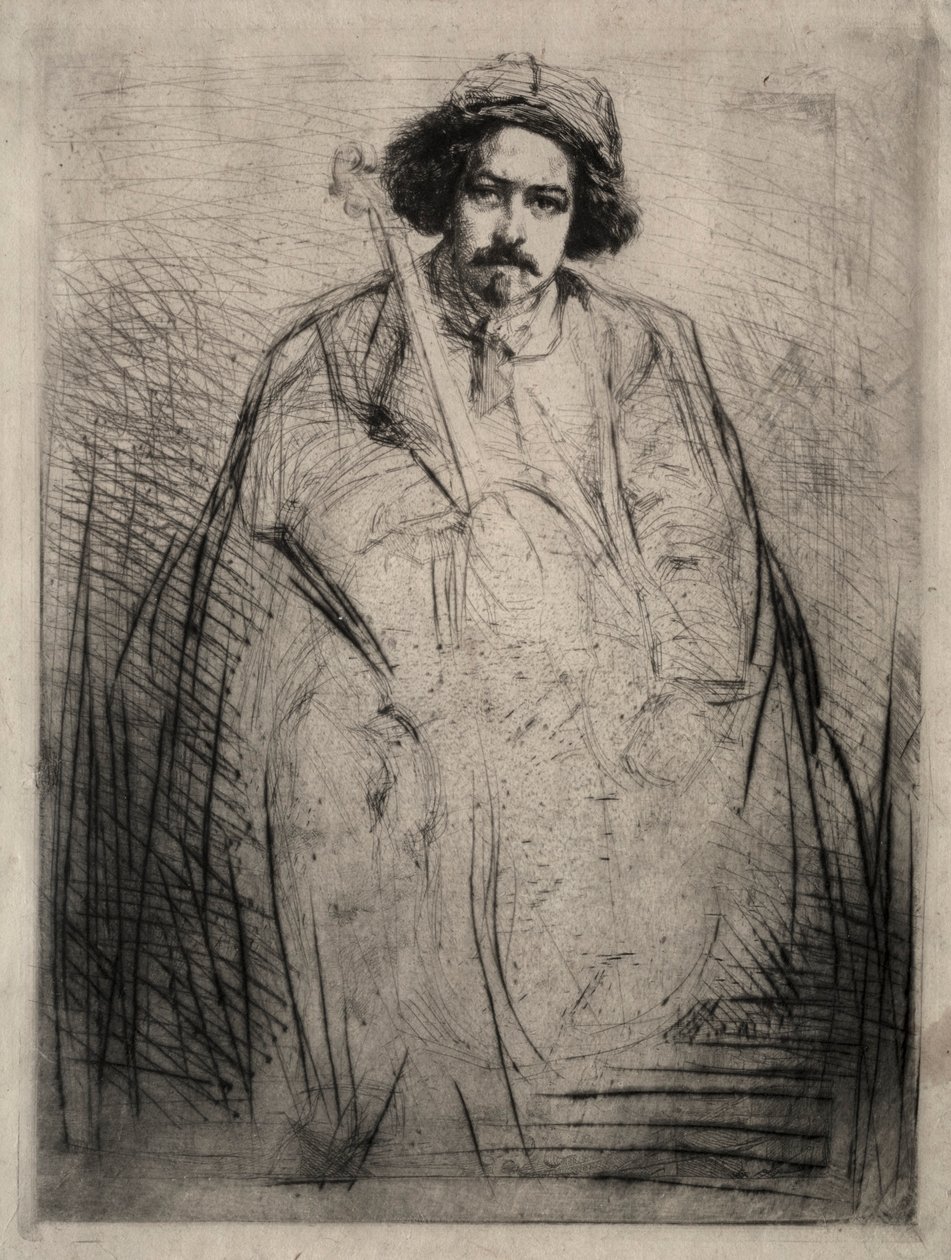 J. Becquet, rzeźbiarz autorstwa James McNeill Whistler