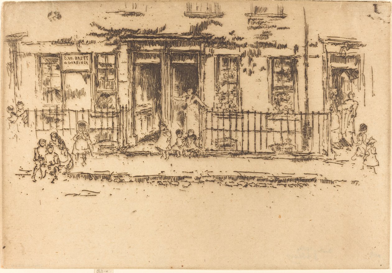 Spacer Sprawiedliwości - Chelsea autorstwa James Abbott McNeill Whistler