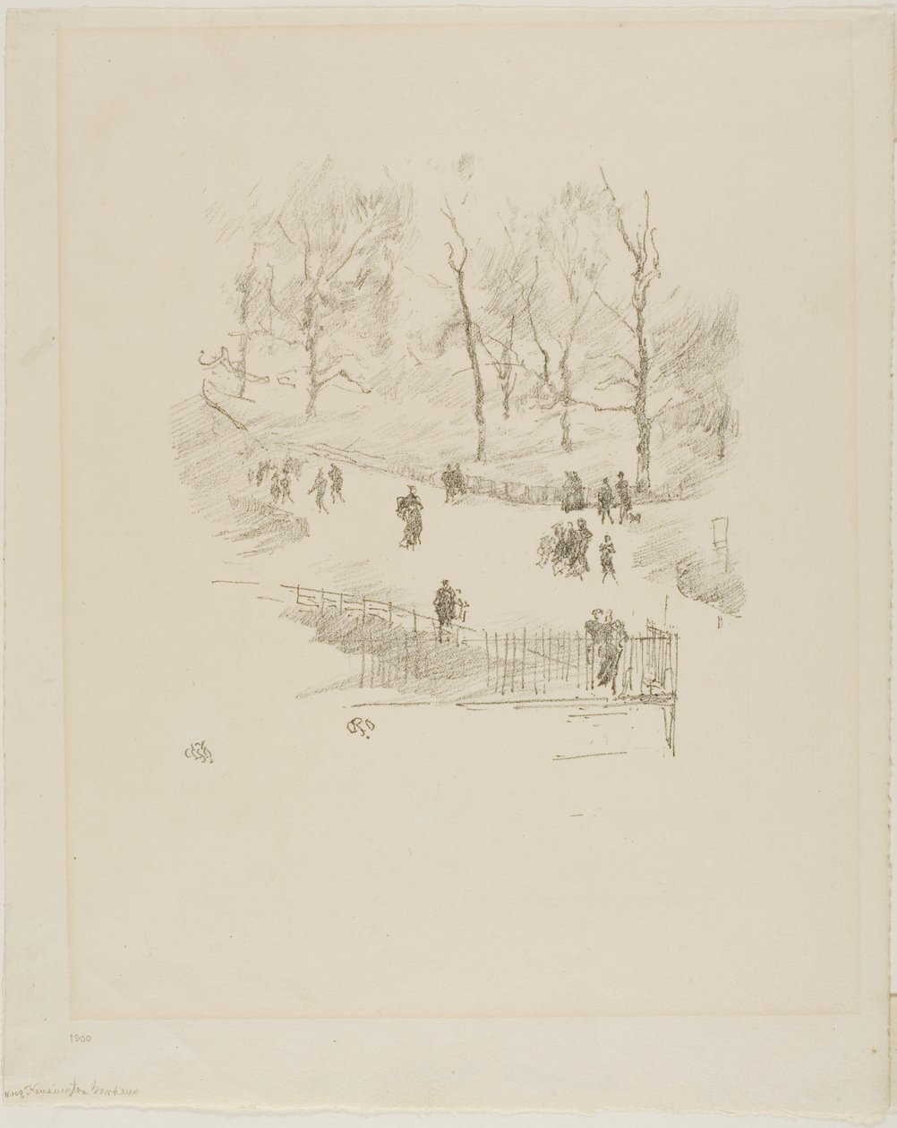ogrody Kensington autorstwa James Abbott McNeill Whistler