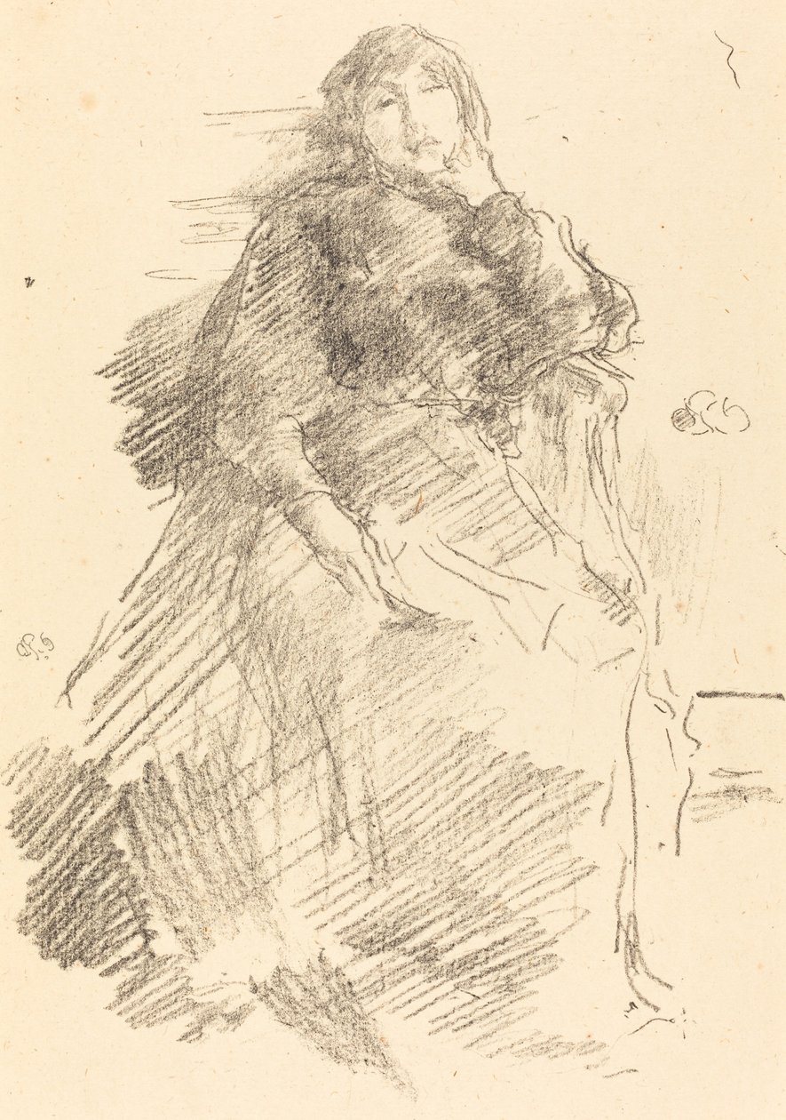 Urocza Leniwa Pani autorstwa James Abbott McNeill Whistler