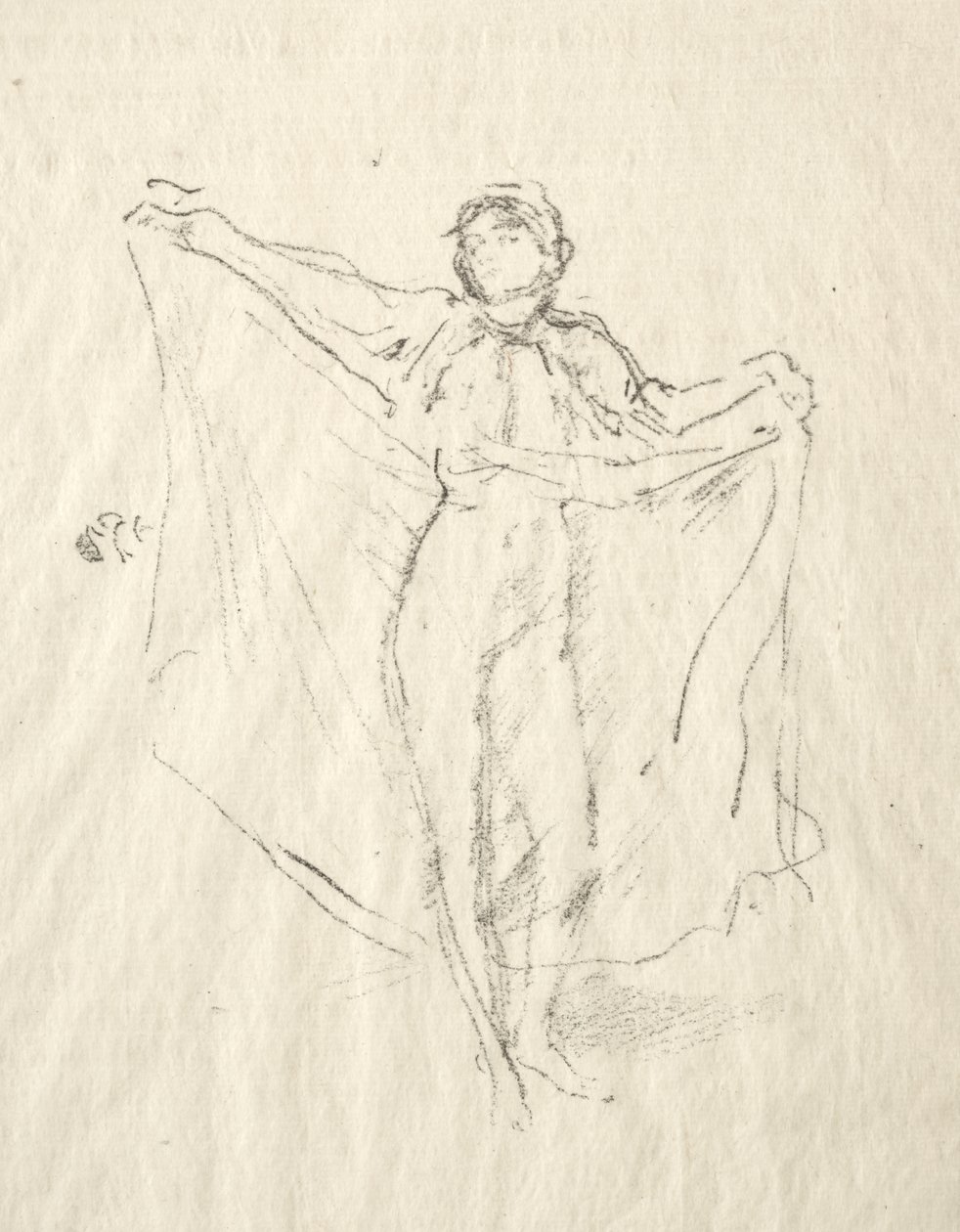 Tancerka - Studium aktu autorstwa James McNeill Whistler