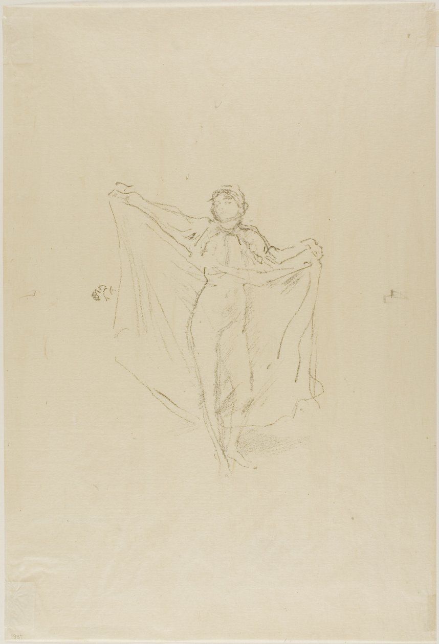 La Danseuse: studium aktu autorstwa James Abbott McNeill Whistler