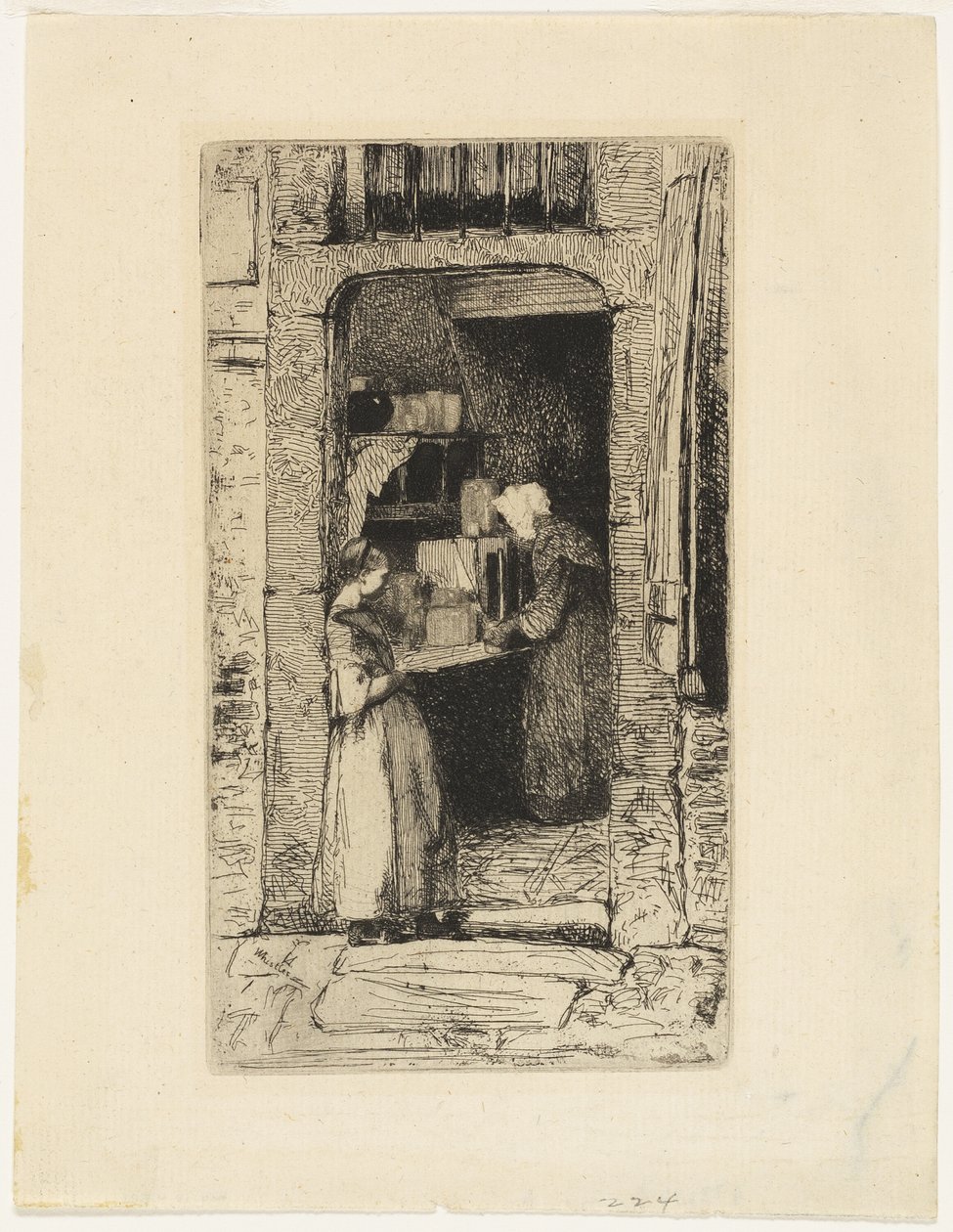Sprzedawca Musztardy autorstwa James Abbott McNeill Whistler