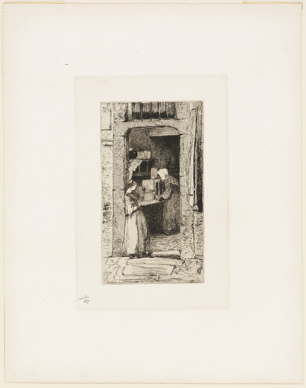 Sprzedawca Musztardy autorstwa James Abbott McNeill Whistler