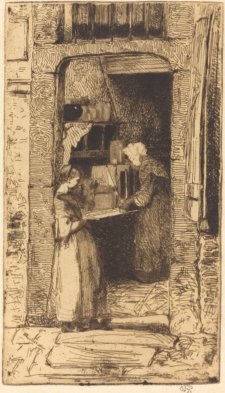Sprzedawca Musztardy autorstwa James Abbott McNeill Whistler