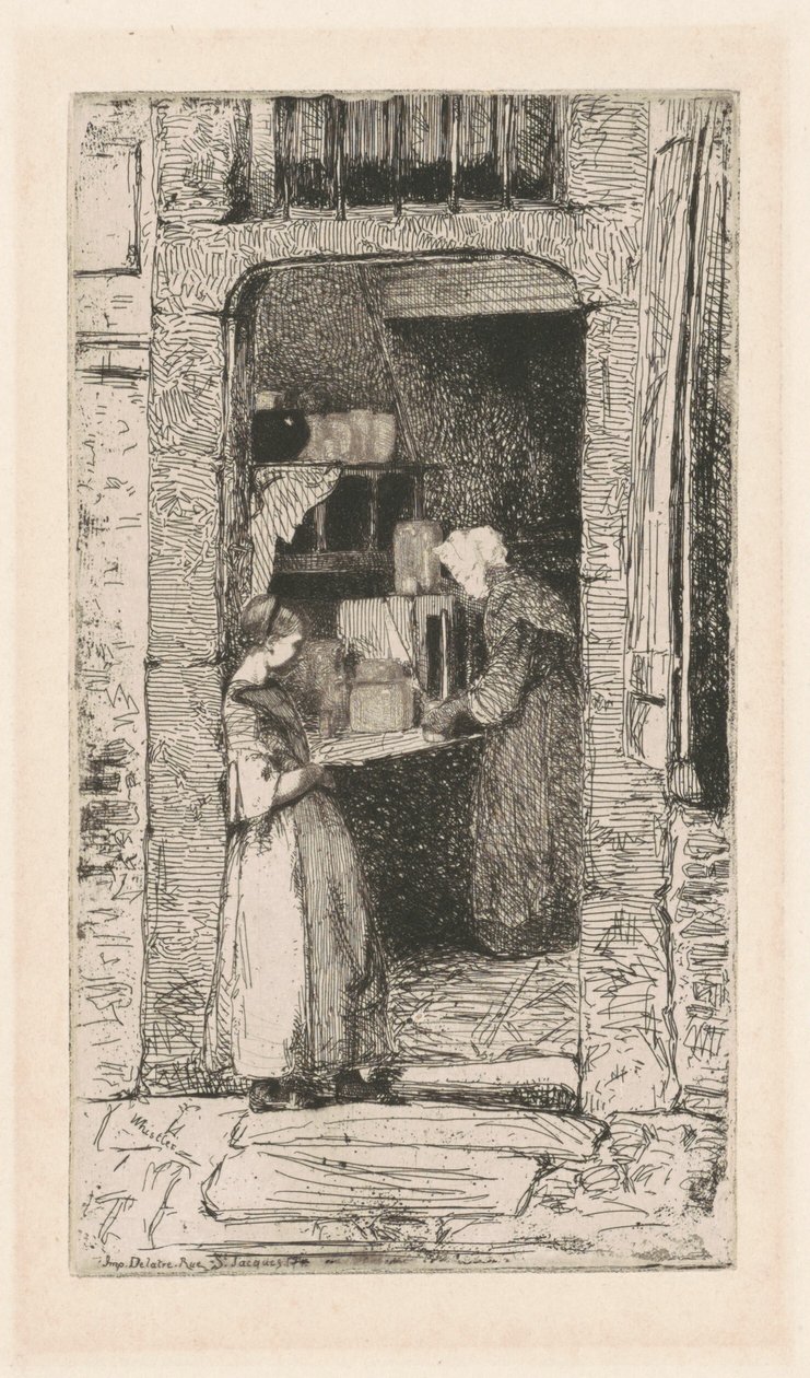 Sprzedawca Musztardy autorstwa James Abbott McNeill Whistler