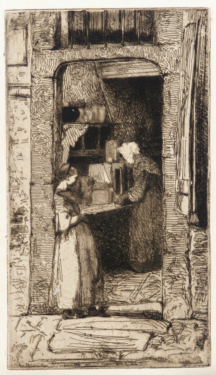 Sprzedawca Musztardy autorstwa James Abbott McNeill Whistler