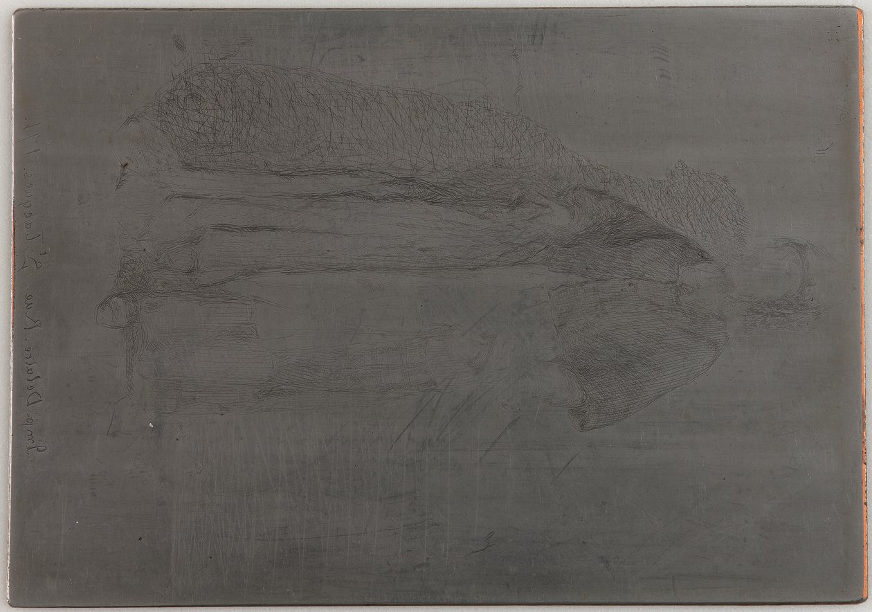 La Mere Gerard. Jedna z <em>dwunastu akwafort z natury</em> autorstwa James Abbott McNeill Whistler