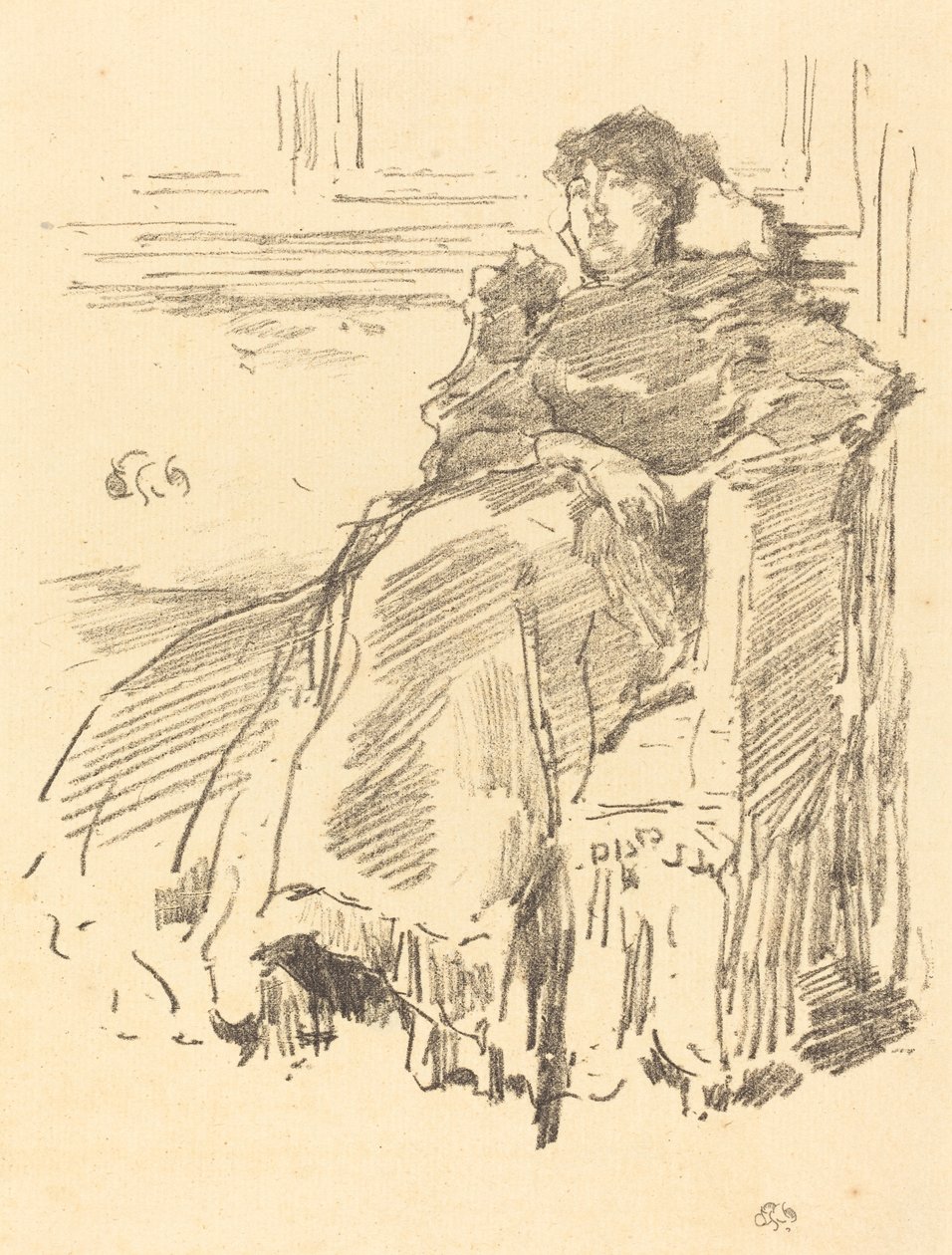 Czerwona sukienka autorstwa James Abbott McNeill Whistler