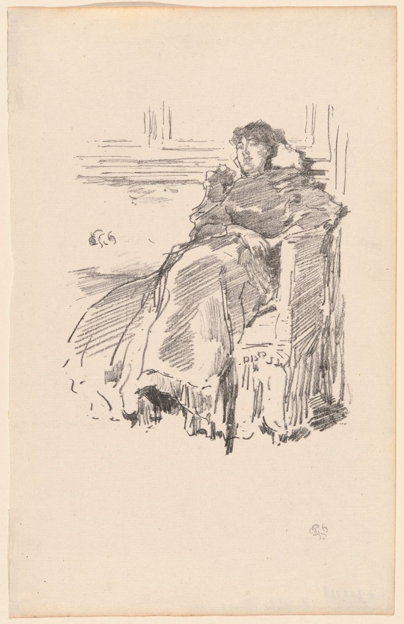 Czerwona sukienka autorstwa James Abbott McNeill Whistler