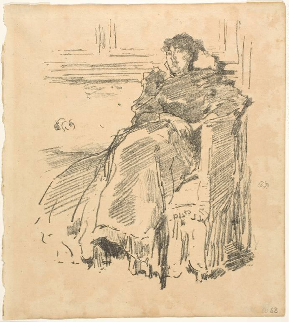 Czerwona sukienka autorstwa James Abbott McNeill Whistler