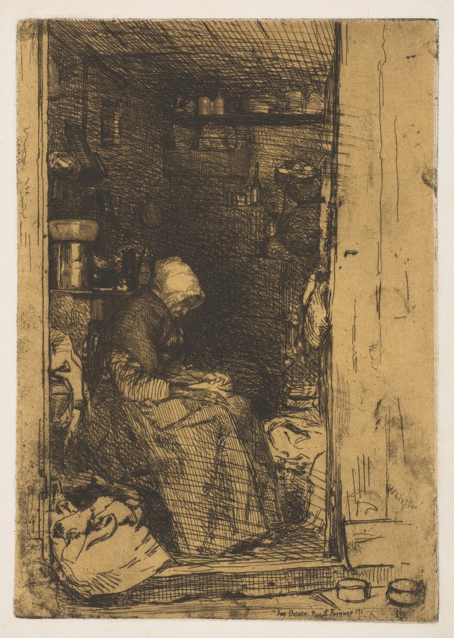 La Vielle aux Loques autorstwa James McNeill Whistler