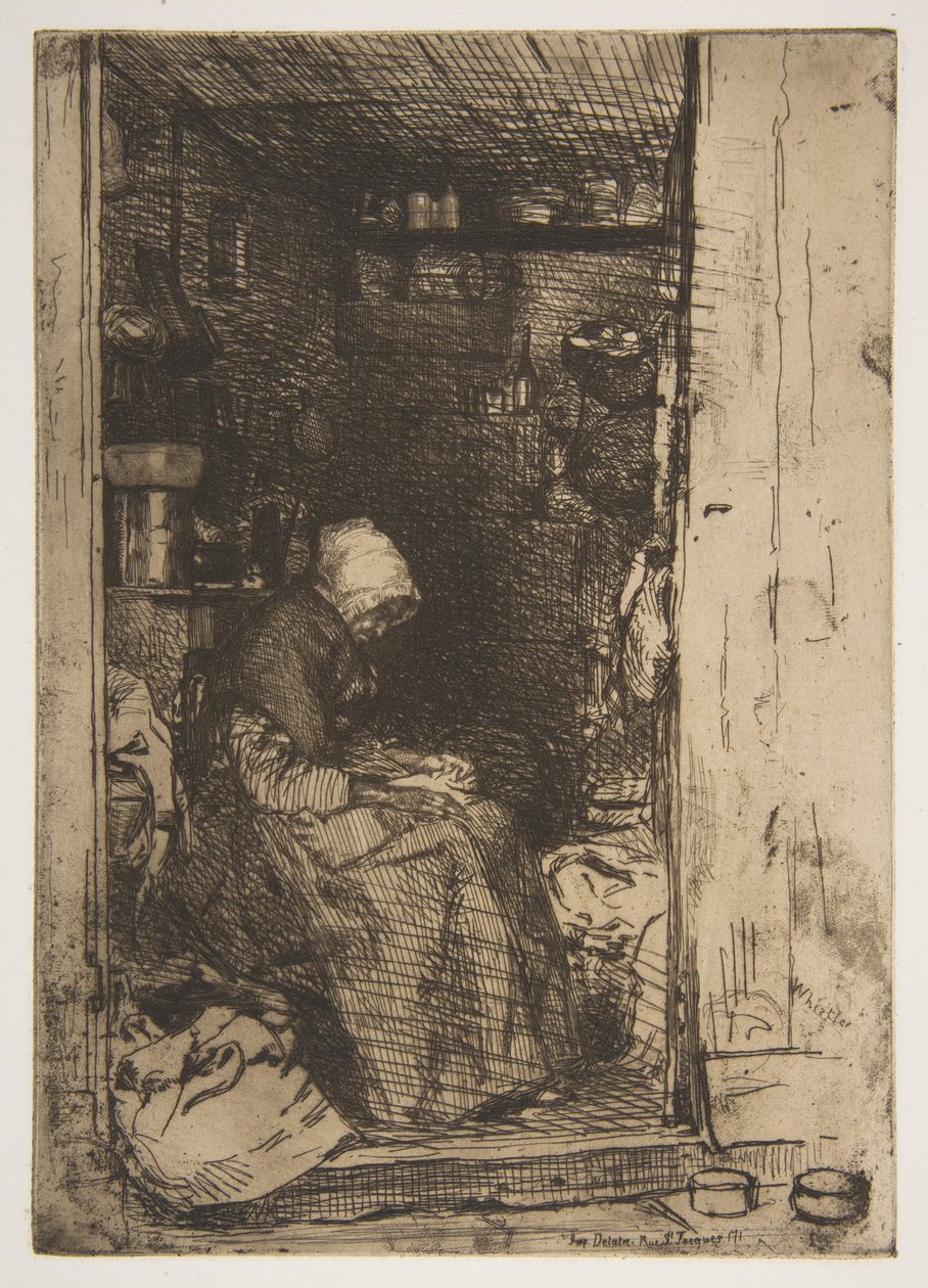 Staruszka w łachmanach autorstwa James McNeill Whistler