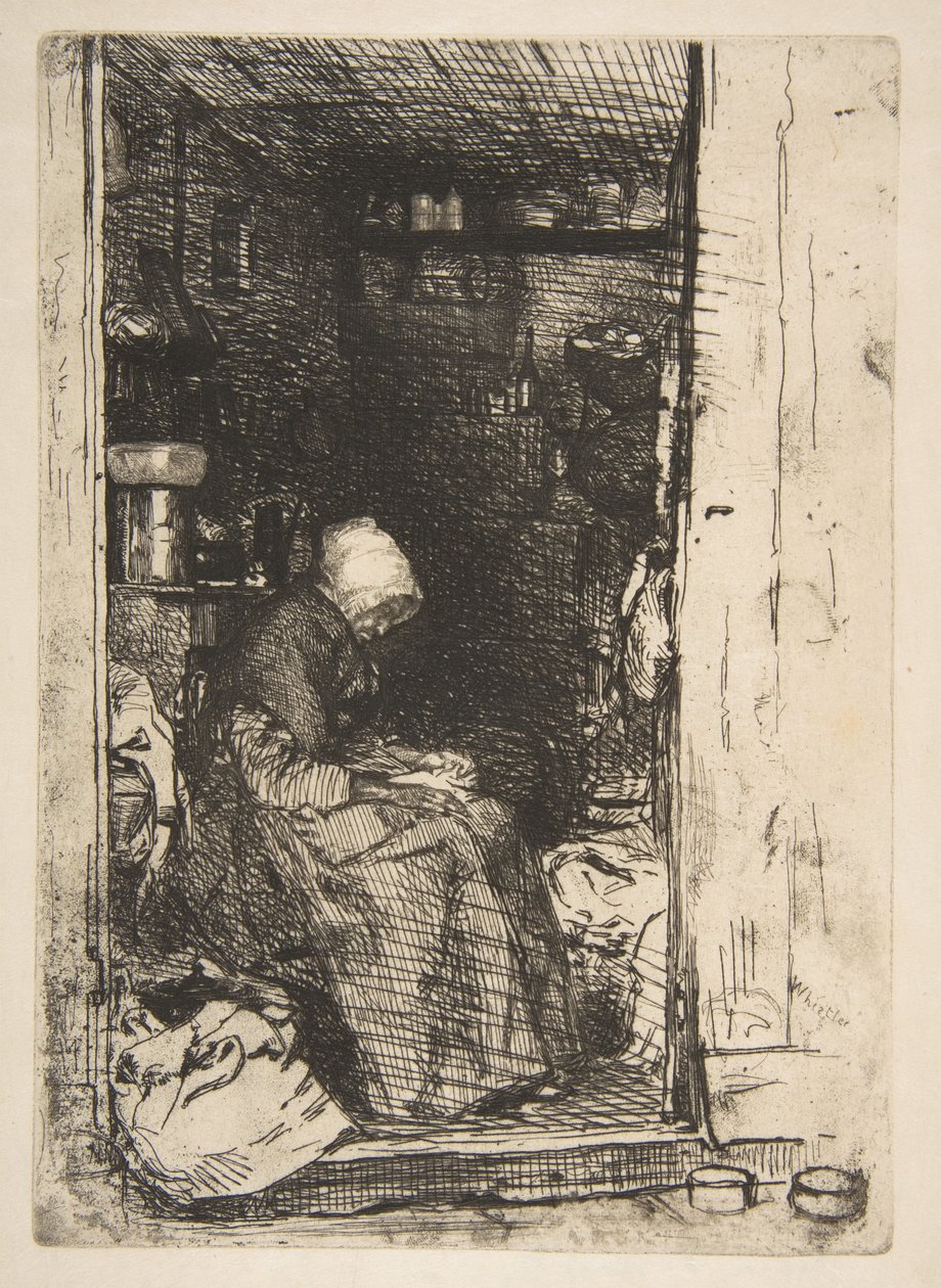 Stara szmacarka autorstwa James McNeill Whistler