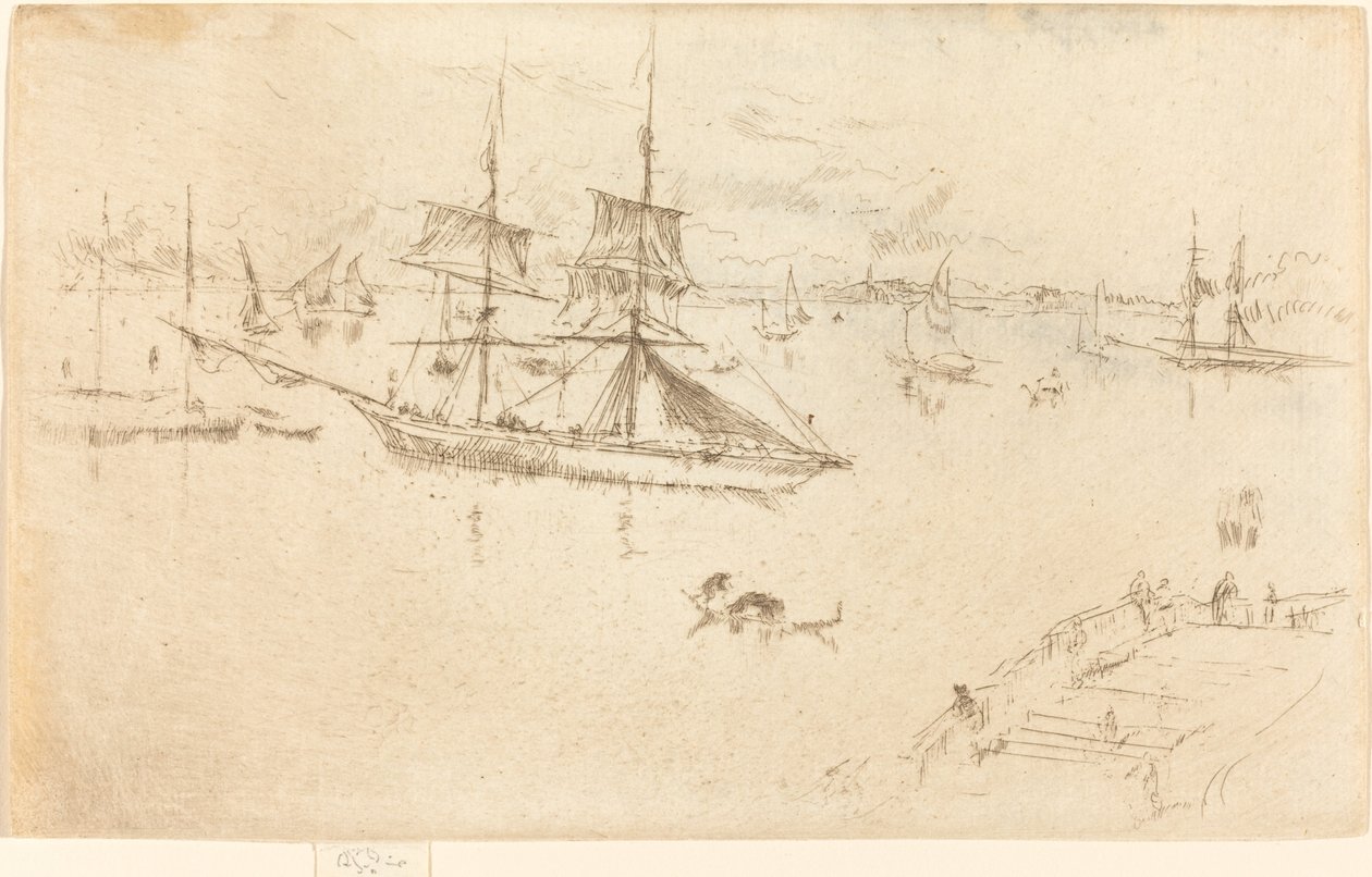 Laguna: południe autorstwa James Abbott McNeill Whistler