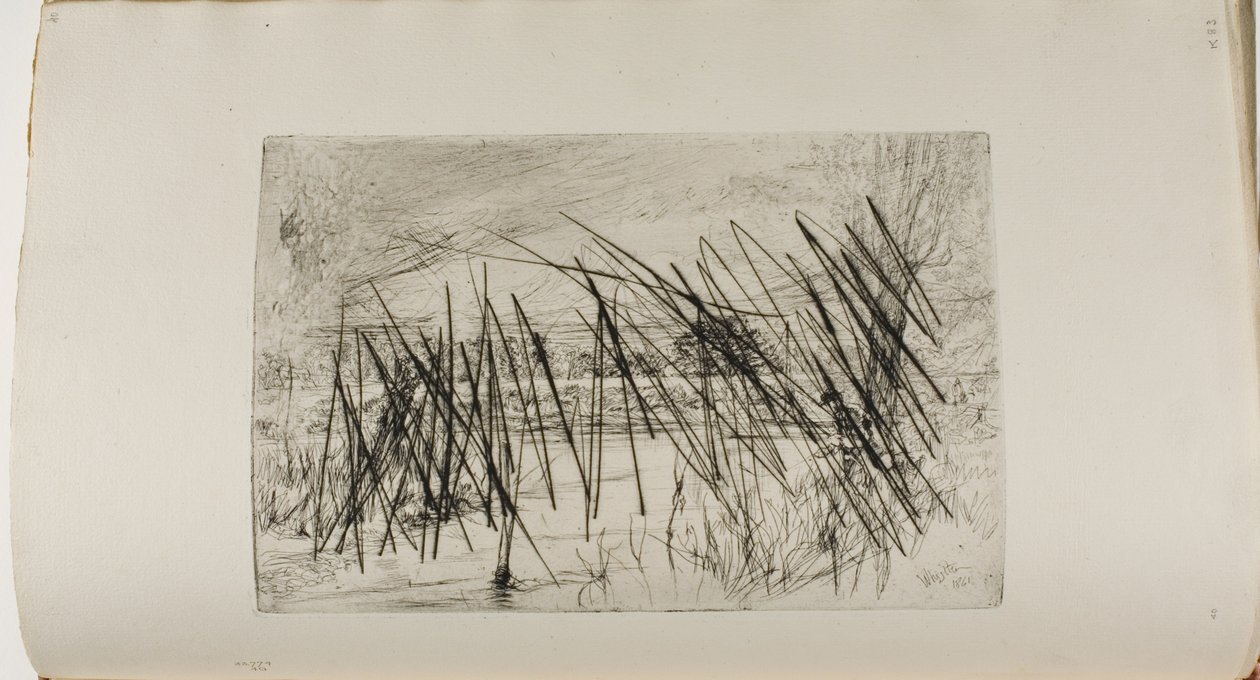 Krajobraz z Rybakiem autorstwa James Abbott McNeill Whistler