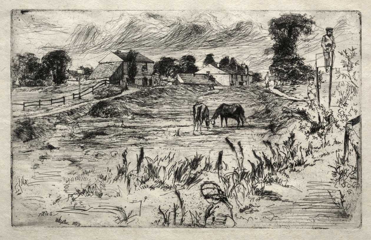 Pejzaż z koniem autorstwa James McNeill Whistler