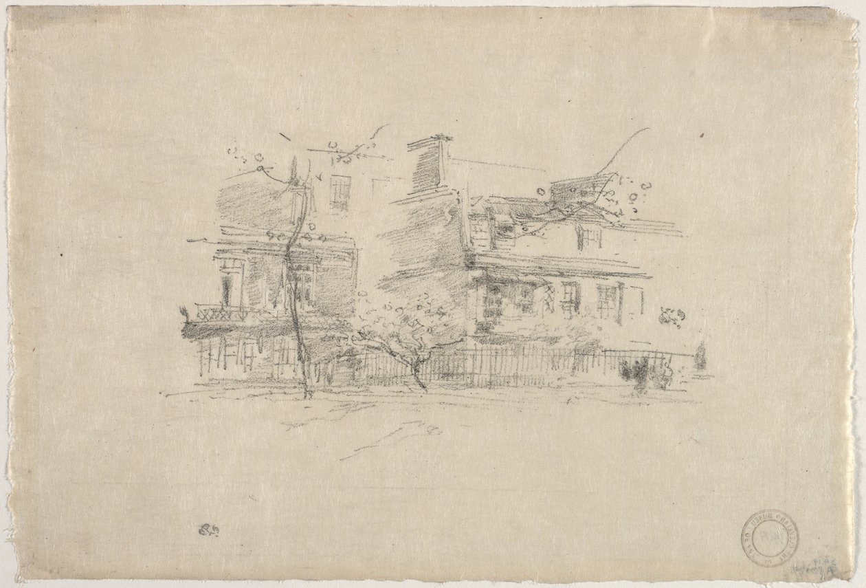 Lindsay Row, Chelsea autorstwa James McNeill Whistler
