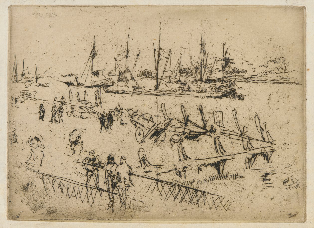 Mały Dordrecht autorstwa James Abbott McNeill Whistler