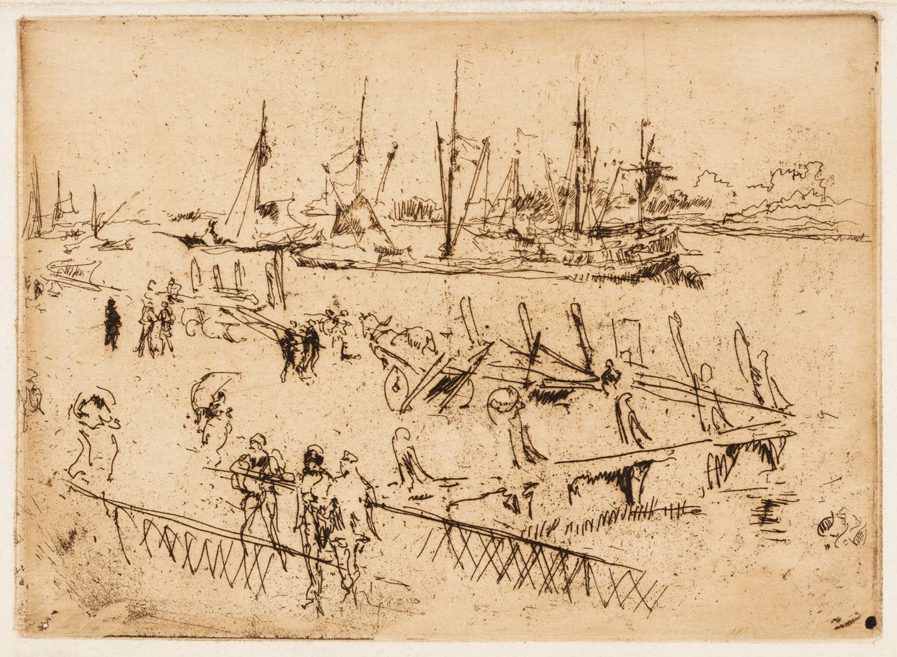 Mały Dordrecht autorstwa James Abbott McNeill Whistler