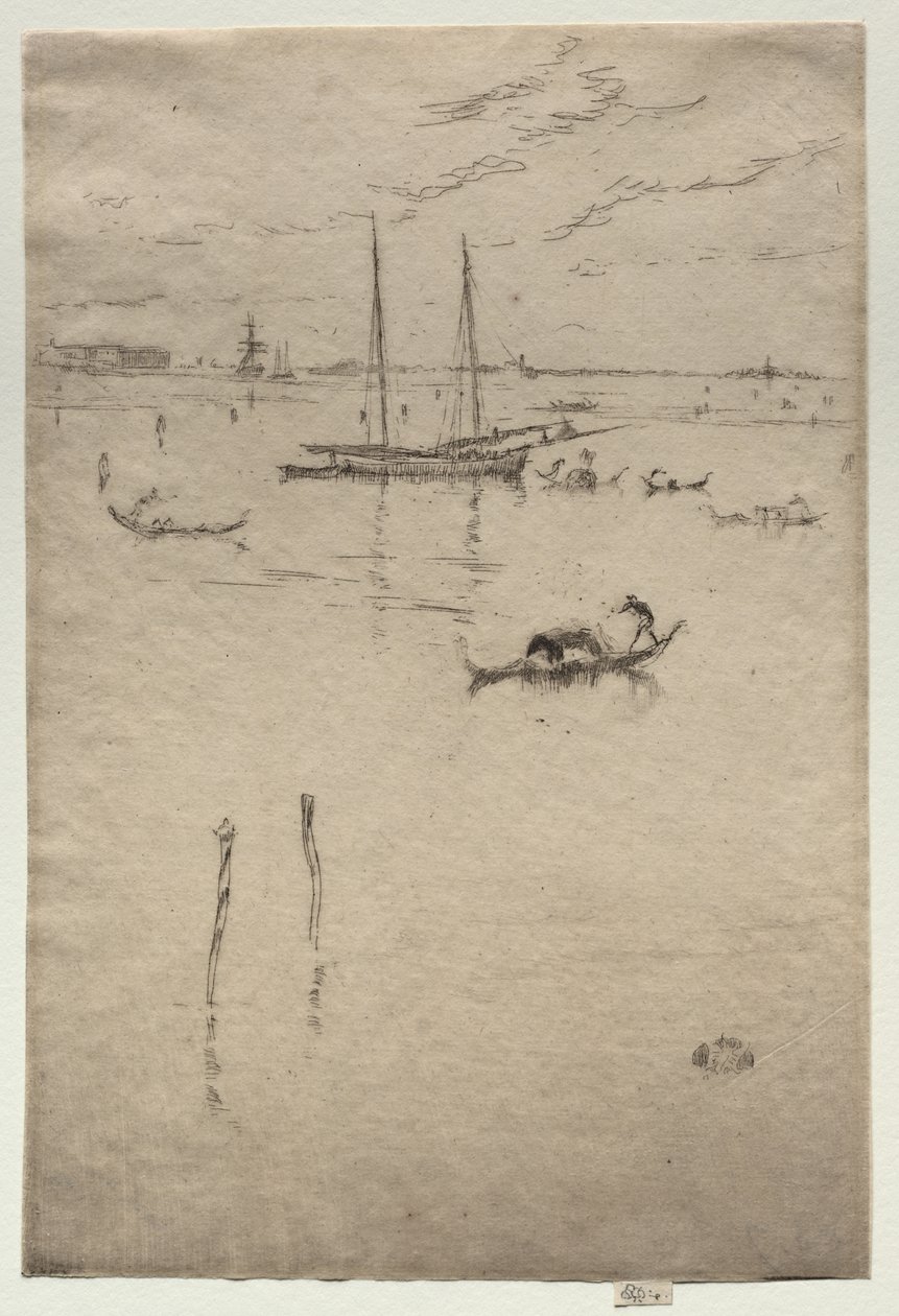 Mała laguna autorstwa James McNeill Whistler