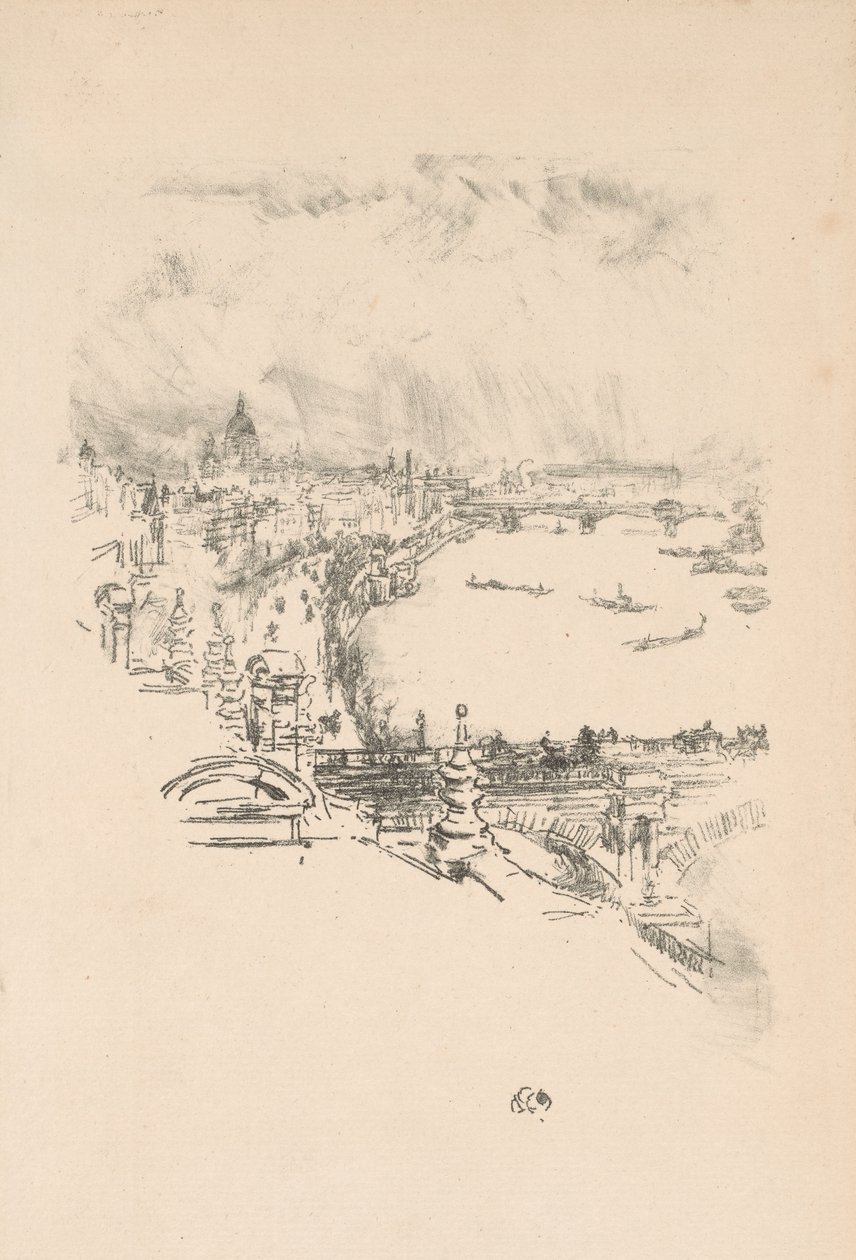 Mały Londyn autorstwa James Abbott McNeill Whistler