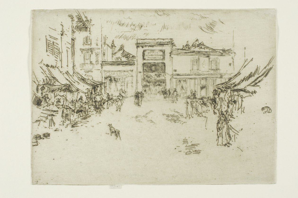 Mały Rynek, Wycieczki autorstwa James McNeill Whistler